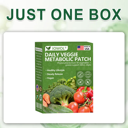 🥦𝐎𝐟𝐟𝐢𝐜𝐢𝐚𝐥 𝐒𝐭𝐨𝐫𝐞 | 𝐈𝐎𝐖𝐎𝐋® 𝐃𝐚𝐢𝐥𝐲 𝐕𝐞𝐠𝐞𝐭𝐚𝐛𝐥𝐞 𝐌𝐞𝐭𝐚𝐛𝐨𝐥𝐢𝐜 𝐏𝐚𝐭𝐜𝐡 𝐮𝐬𝐞𝐬 𝐨𝐫𝐠𝐚𝐧𝐢𝐜 𝐯𝐞𝐠𝐞𝐭𝐚𝐛𝐥𝐞 𝐞𝐱𝐭𝐫𝐚𝐜𝐭𝐬 𝐚𝐧𝐝 𝐩𝐡𝐲𝐭𝐨𝐧𝐮𝐭𝐫𝐢𝐞𝐧𝐭𝐬 𝐟𝐫𝐨𝐦 𝟑𝟗 𝐯𝐞𝐠𝐞𝐭𝐚𝐛𝐥𝐞𝐬 + 𝐠𝐫𝐞𝐞𝐧𝐬 𝐭𝐨 𝐬𝐮𝐩𝐩𝐨𝐫𝐭 𝐝𝐞𝐭𝐨𝐱, 𝐝𝐢𝐠𝐞𝐬𝐭𝐢𝐨𝐧 & 𝐦𝐞𝐭𝐚𝐛𝐨𝐥𝐢𝐜 𝐫𝐞𝐬𝐞𝐭, 𝐚𝐧𝐝 𝐛𝐨𝐨𝐬𝐭 𝐞𝐧𝐞𝐫𝐠𝐲 𝐟𝐨𝐫 𝐚𝐥𝐥-𝐝𝐚𝐲 𝐰𝐞𝐥𝐥𝐧𝐞𝐬𝐬.