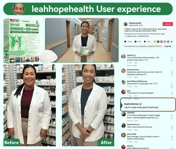 💚Official Store | 🍋 Aetherium™ Moringa & Berberine 10-IN-1 Advanced Nano Microneedle 1 Patch (Once Daily, visible changes in 7 days) ✅ Obesity, Diabetes, Sleep Apnea, And Joint Issues